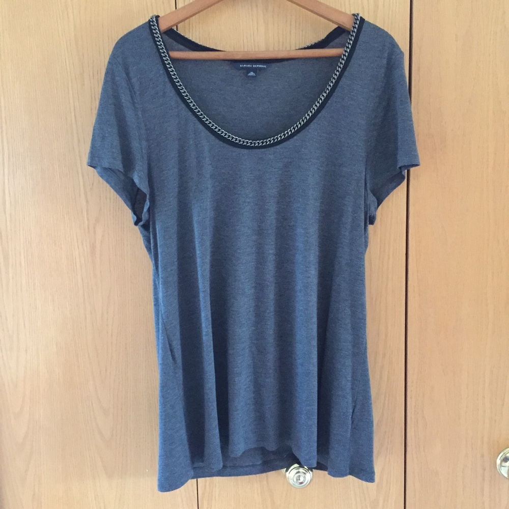 Banana Republic Chain Metal T-Shirt